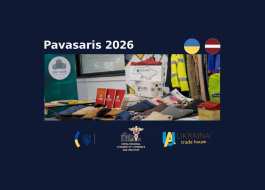 УКРАЇНА ПРЕДСТАВЛЕНА НА МІЖНАРОДНІЙ ВИСТАВЦІ PAVASARIS 2026 У ЛАТВІЇ